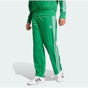 Adidas Firebird Track Pants Green White Stripes Men's Size Medium JD0184 NWT